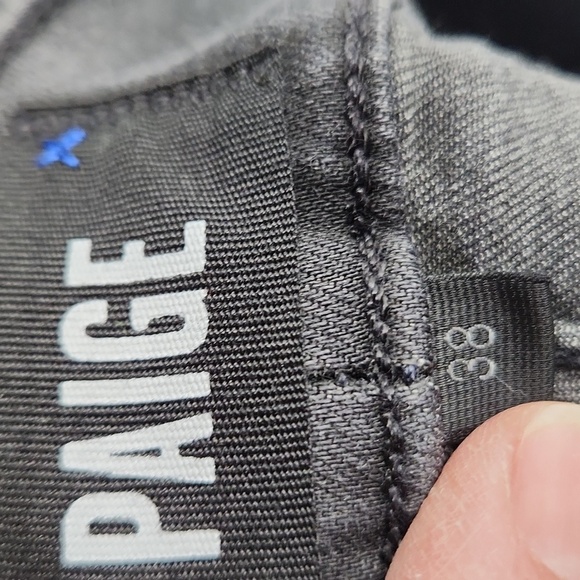 Paige Federal Slim Straight Leg Jeans in Payne - Picture 9 of 9